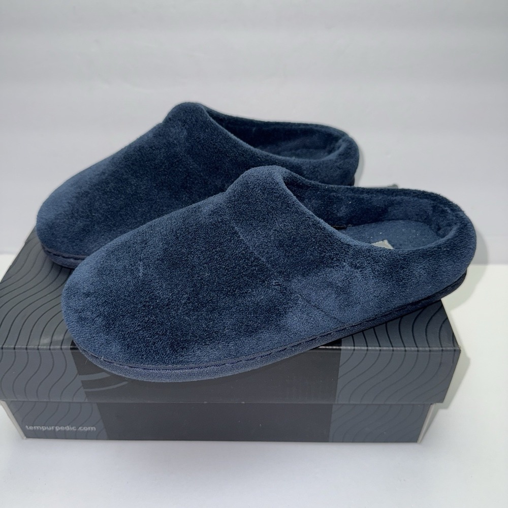 Tempur-Pedic Windsock Women's Slip On Slippers - Navy - Size 6‎ M